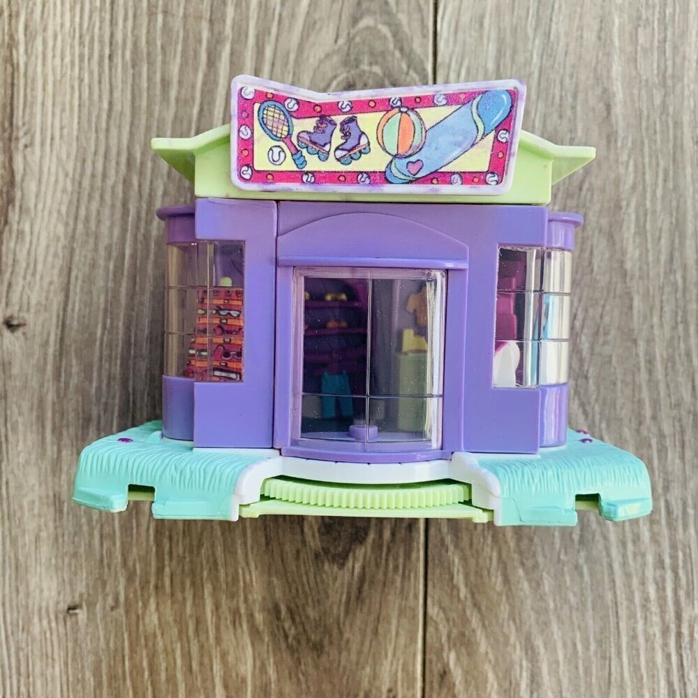 Vintage Polly‎ Pocket Magic Movin' Sports Shop Playset (Origin, Mattel, 2000)